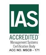 IAS accredited management systems certification body mark